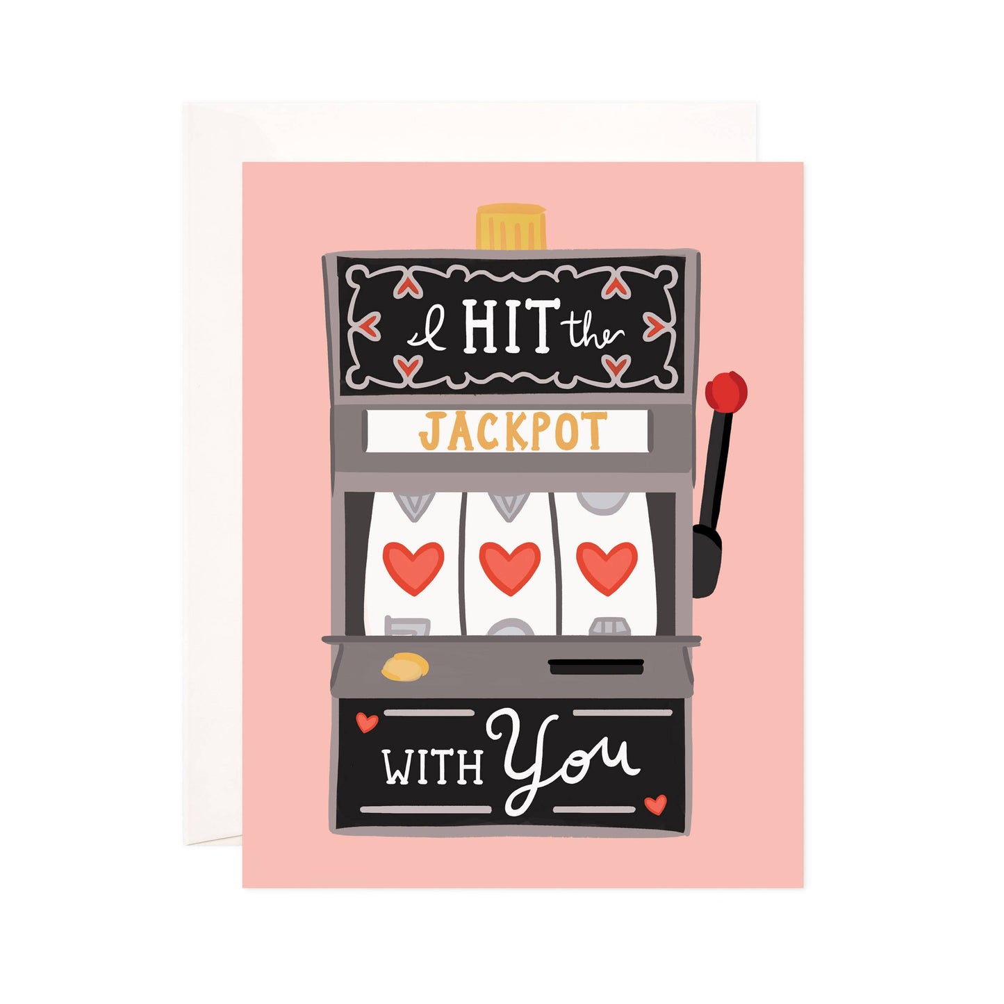 Love Jackpot Greeting Card - Perfect for Valentine's Day