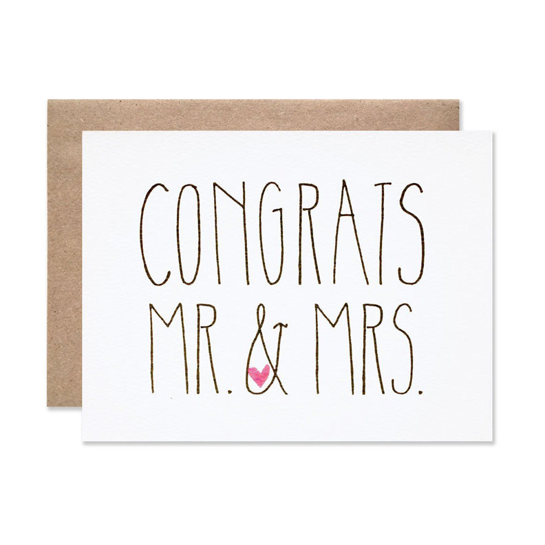 Load image into Gallery viewer, Wedding / Congrats Mr &amp;amp; Mrs Card

