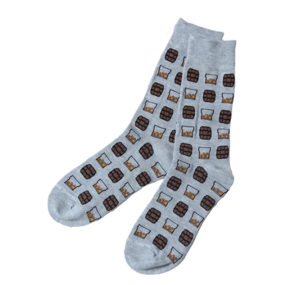 Load image into Gallery viewer, Grey On The Rocks Socks
