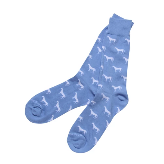 Light Blue Raceday Socks