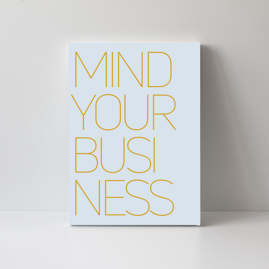 Mind Your Business Decorative Book