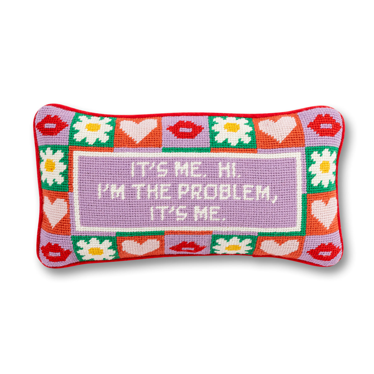 Load image into Gallery viewer, It&amp;#39;s Me Needlepoint Pillow
