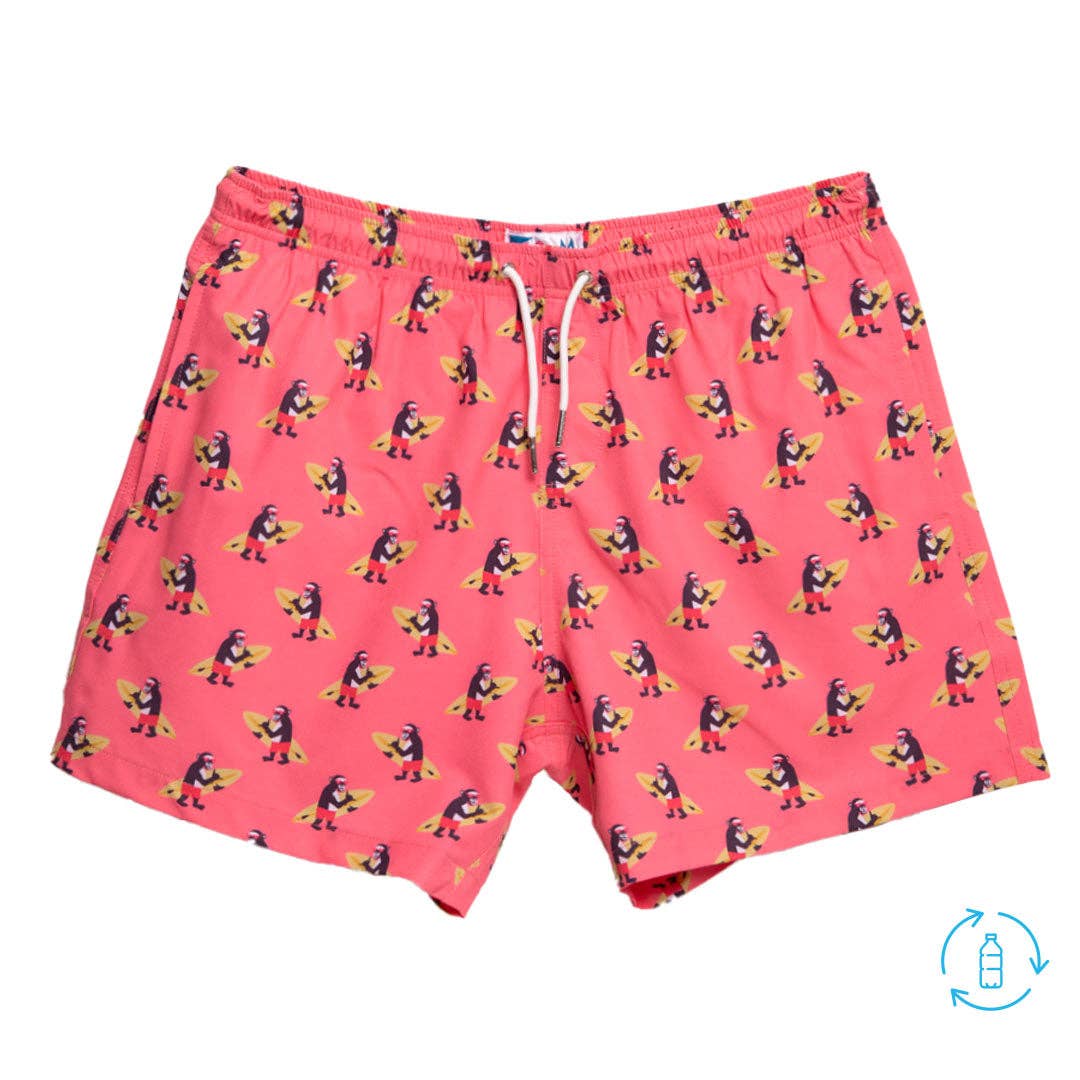 Load image into Gallery viewer, Surfing Monkeys Classic Swim Trunks
