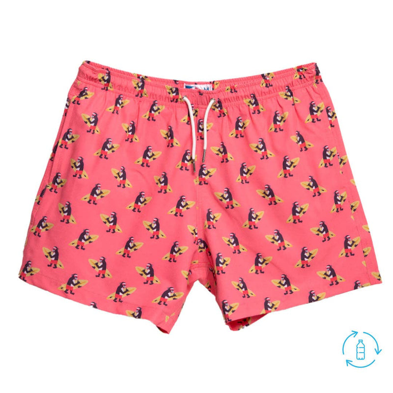 Surfing Monkeys Classic Swim Trunks