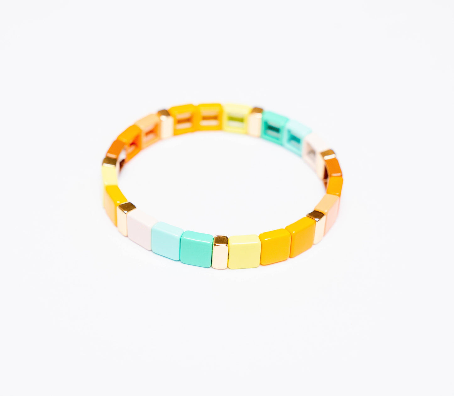 Load image into Gallery viewer, Fall Sunset Bracelet Collection, Sunset Colored Tile
