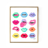 Rainbow Lips of Love - Art Print: 5x7