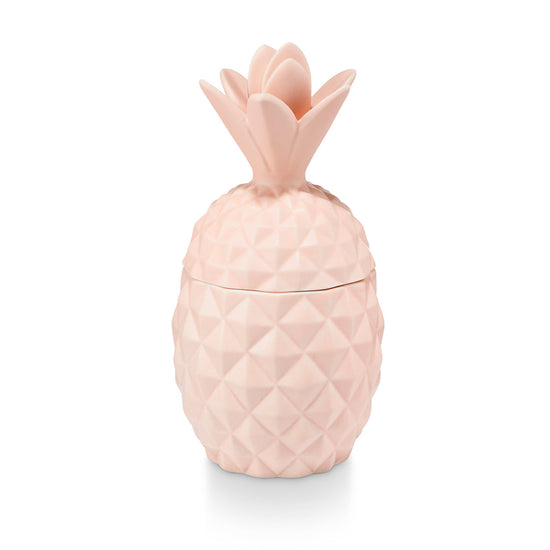 Load image into Gallery viewer, Coconut Milk Mango Ceramic Pineapple Candle
