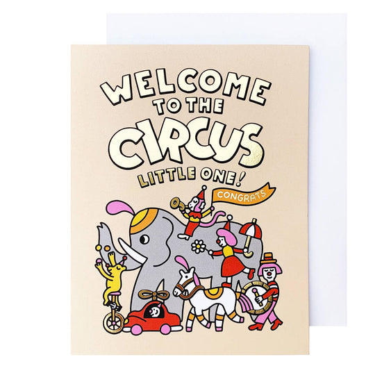 Little One Circus - Baby Card