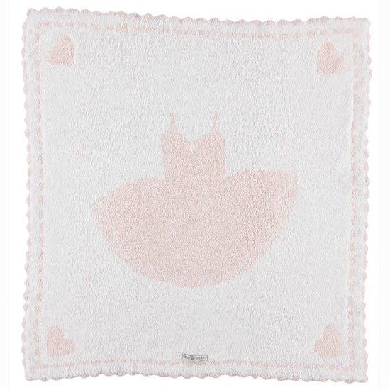 CozyChic Scalloped Receiving Blanket - Pink
