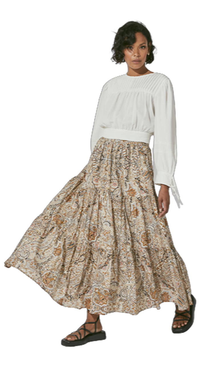 Load image into Gallery viewer, Tali Midi Skirt
