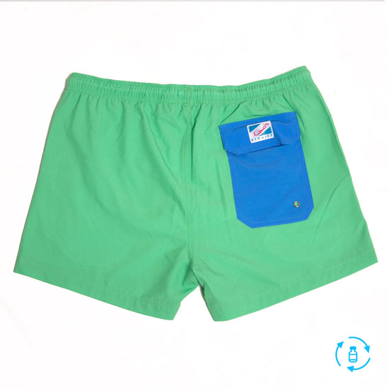 Load image into Gallery viewer, Green Mens Swim Trunk

