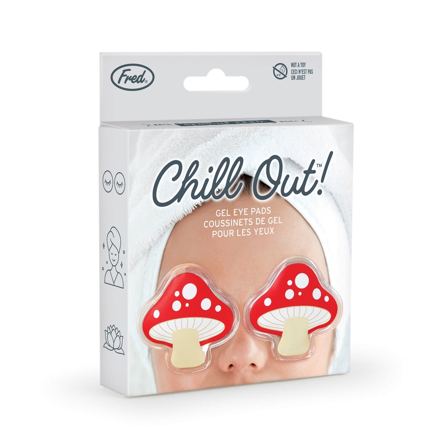Red Mushroom Chill Out Eye Pads