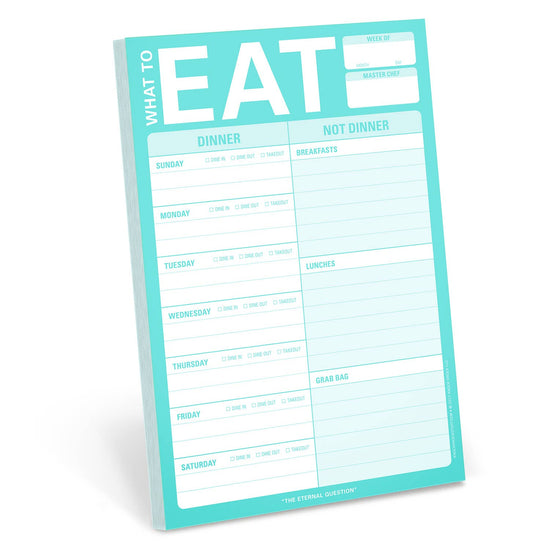 What to Eat Pad with Magnet (Mint Green)