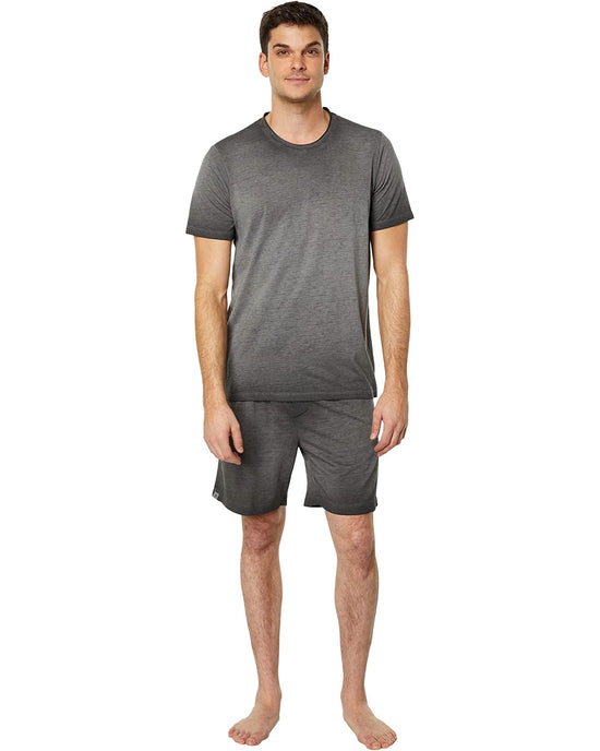 Malibu Collection Men's Triblend Tee and Short Set
