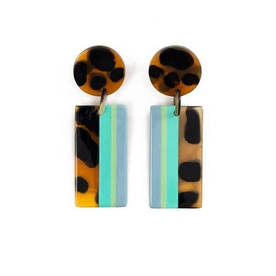 Load image into Gallery viewer, High Tide Cabana Earrings
