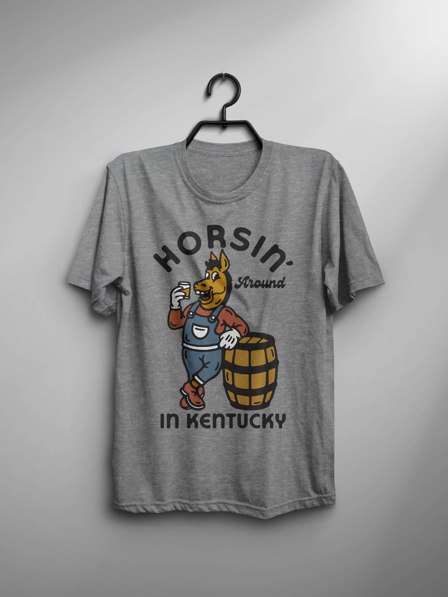 Load image into Gallery viewer, Horsin&amp;#39; Around In Kentucky Shirt Bourbon Shirt Kentucky
