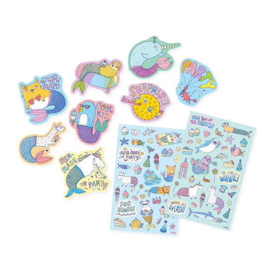 Mer-Made Party Scented Stickers