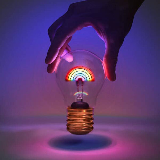 Load image into Gallery viewer, Cordless Rainbow Lightbulb
