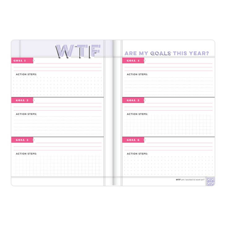 WTF Large Hardcover Planner Book