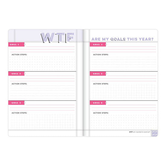 WTF Large Hardcover Planner Book