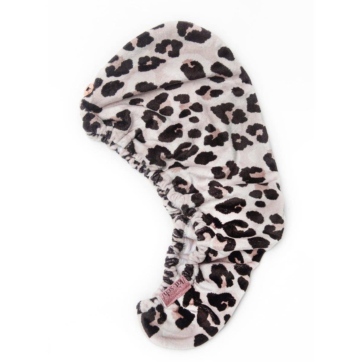 Load image into Gallery viewer, Leopard Quick Dry Hair Towel
