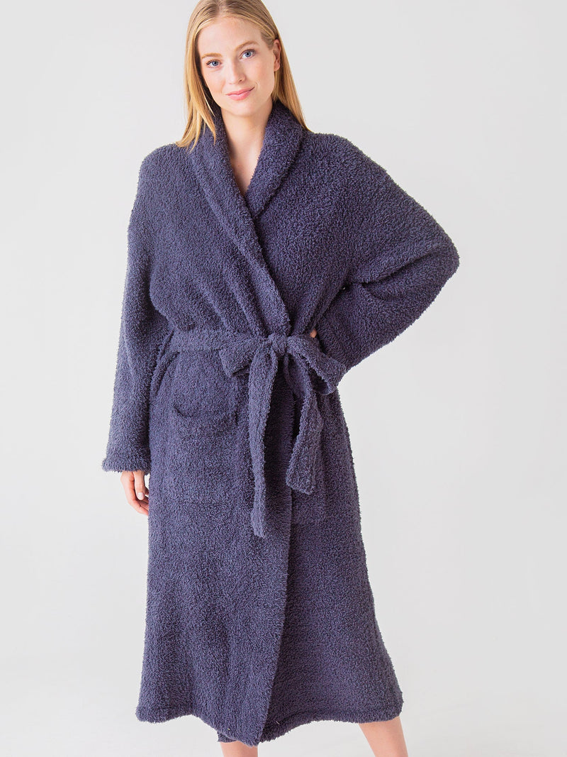 CozyChic Adult Robe - Slate Blue 