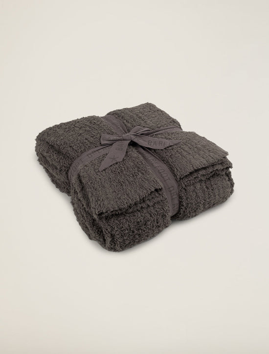 CozyChic Ribbed Throw - Charcoal