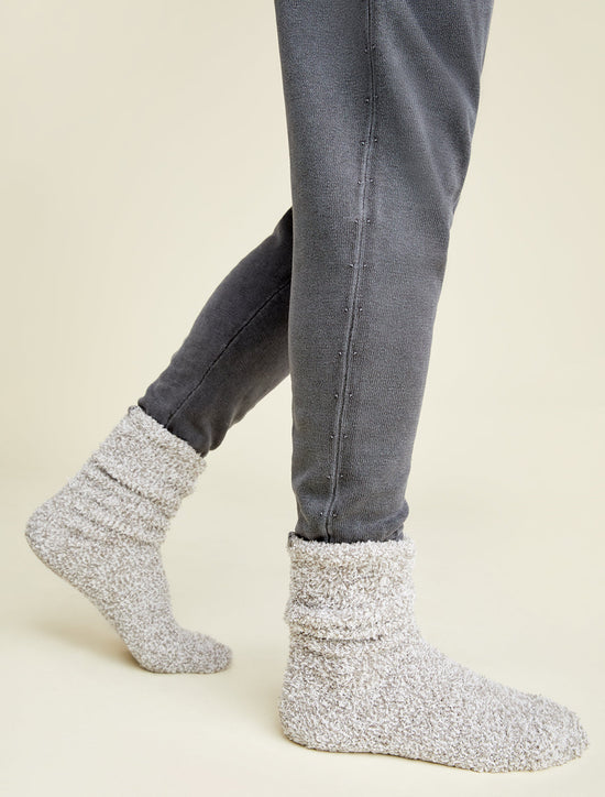 CozyChic Heathered Warm Grey Socks for Men