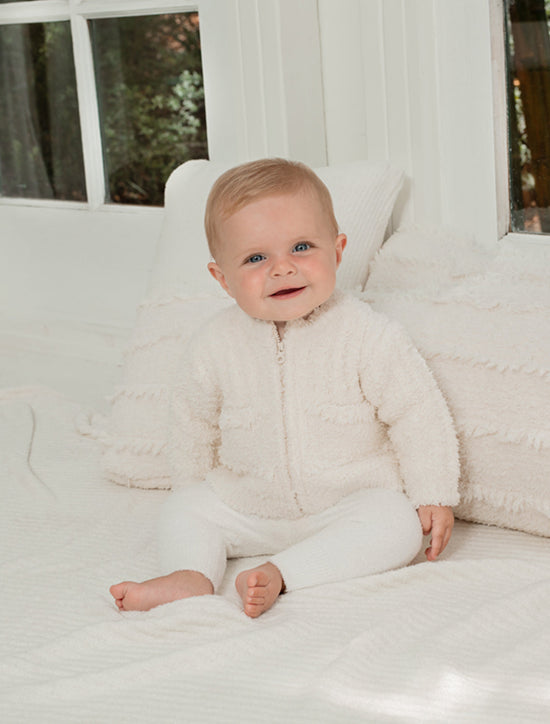 CozyChic Baby Placed Fringe Cardi for Baby