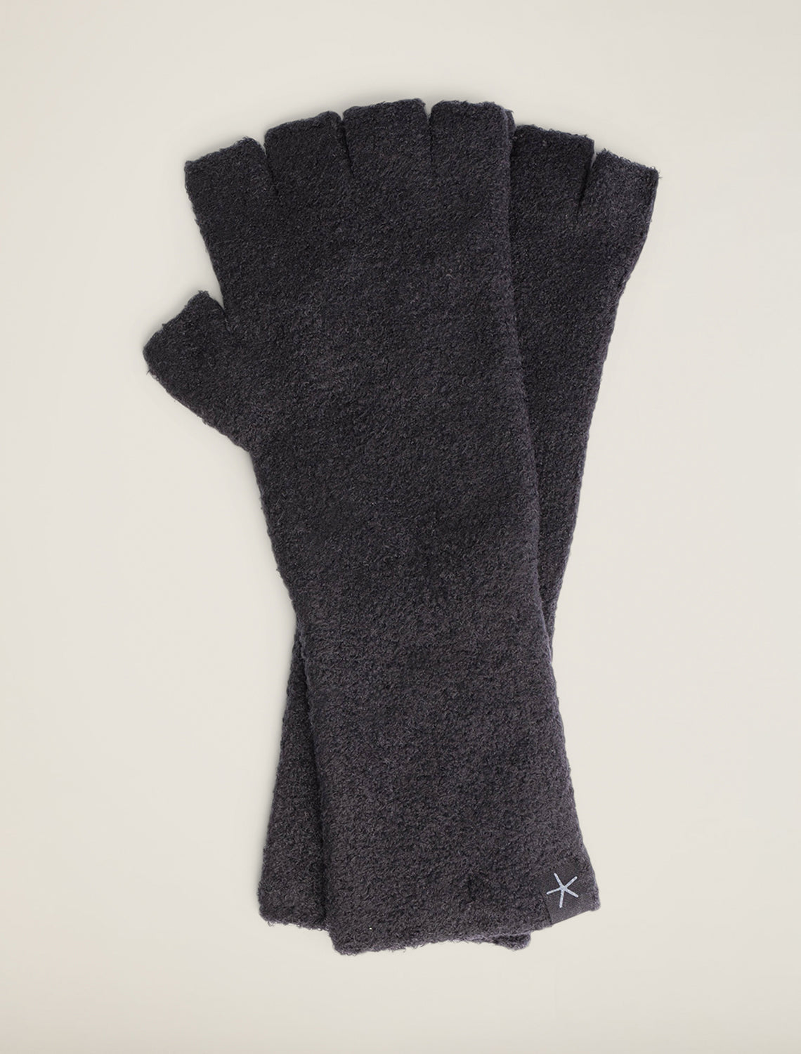CozyChic Fingerless Gloves - Black