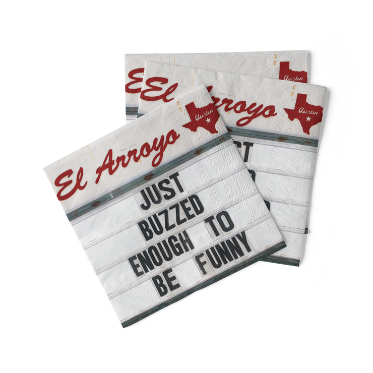 Cocktail Napkins (Pack of 20) Buzzed Enough