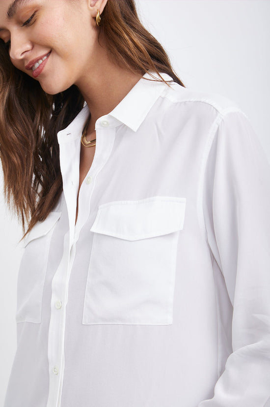 Plain White Cori Shirt