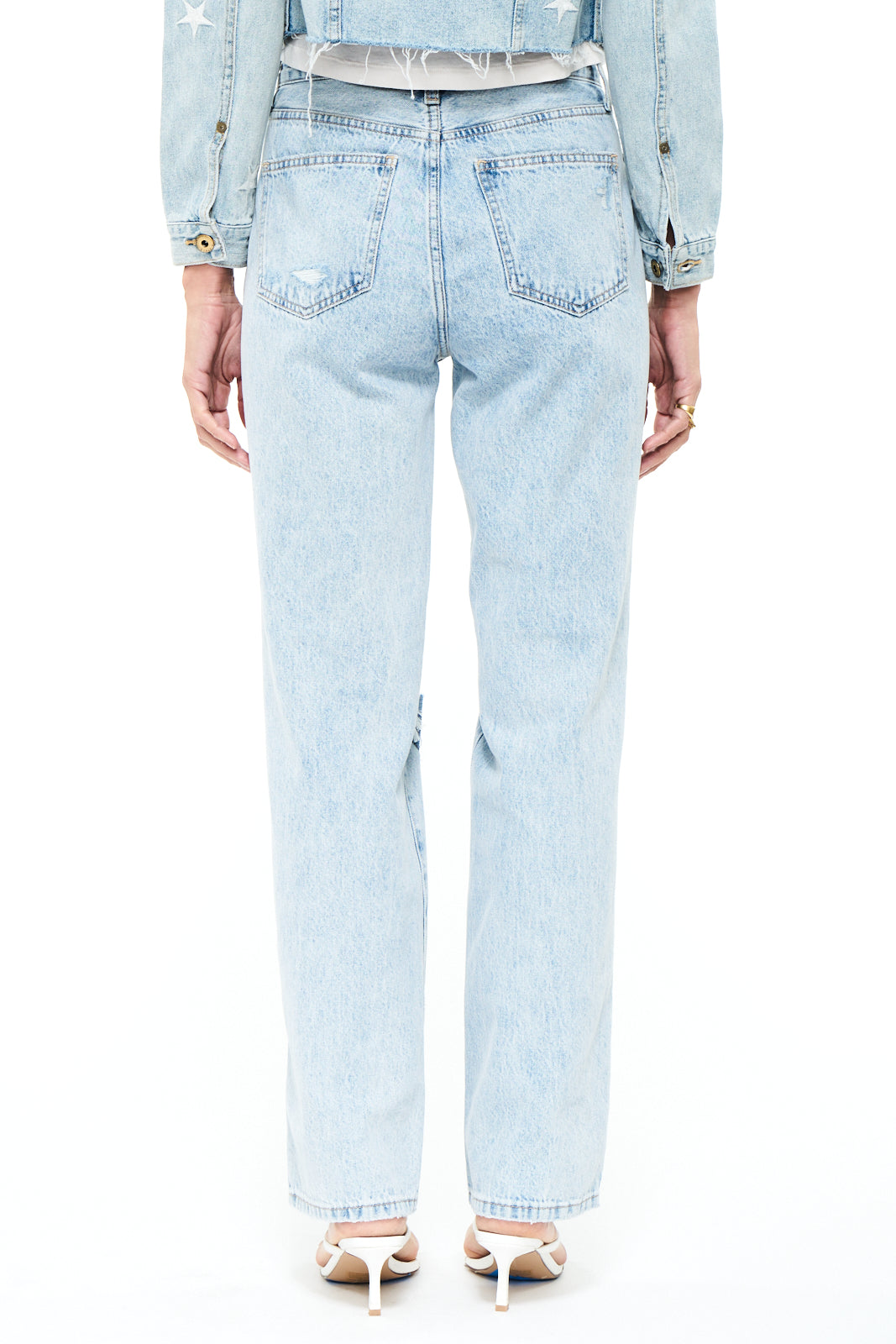 Cassie Super High Rise Straight Jeans for Women
