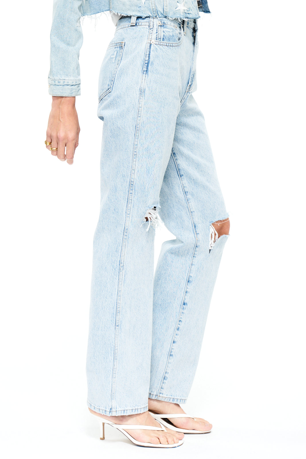 Super High Rise Straight Jeans for Girl