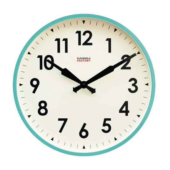 Factory XL Turquoise Wall Clock
