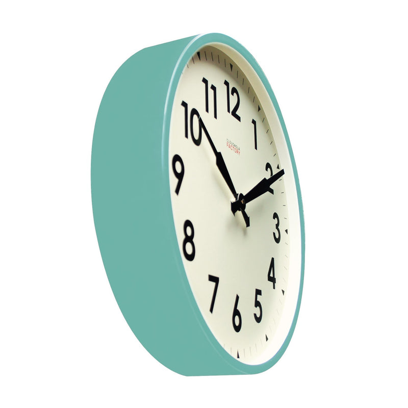 Factory XL Turquoise Wall Clock
