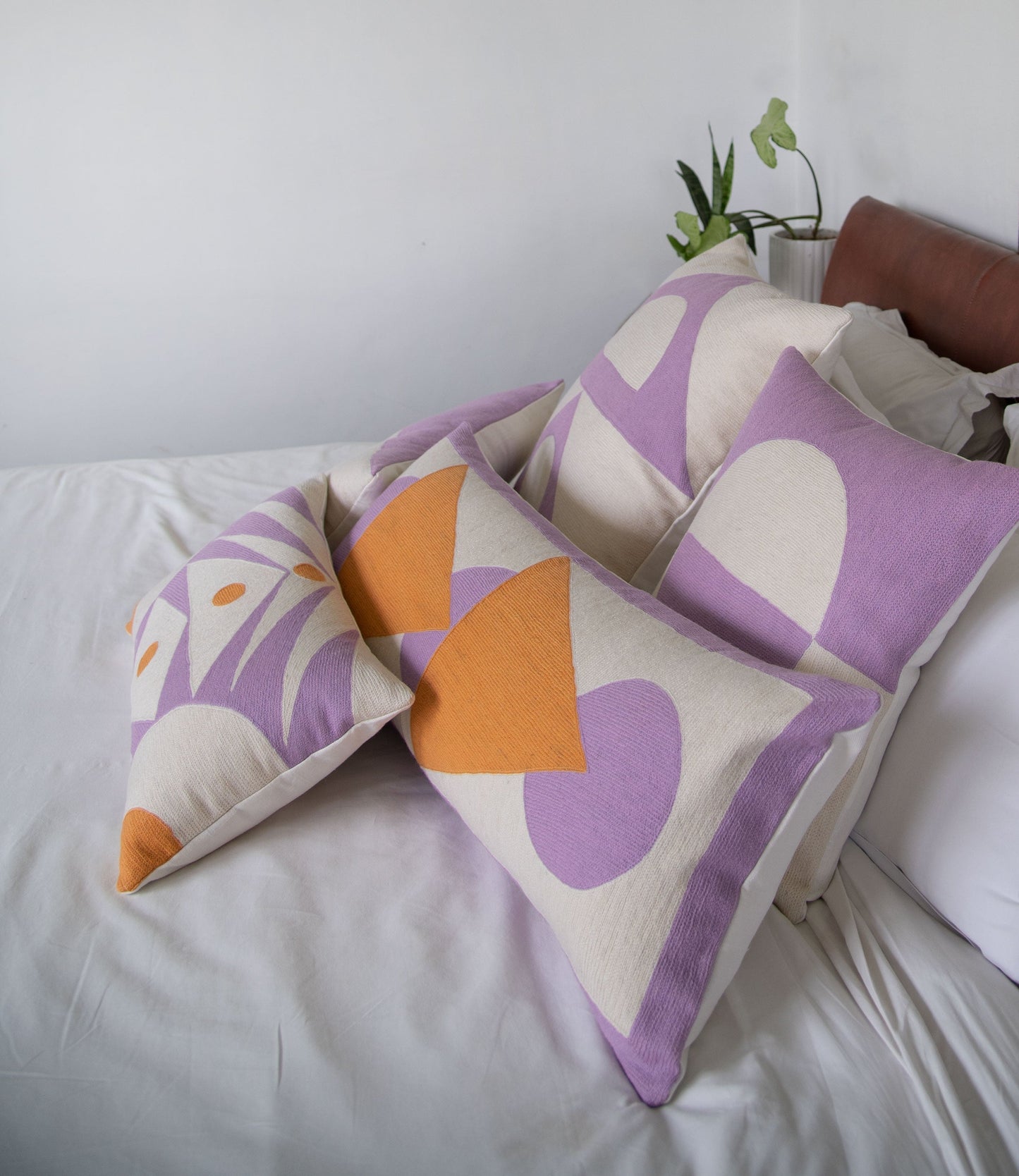 Zaza Lumbar Pillow - Lilac