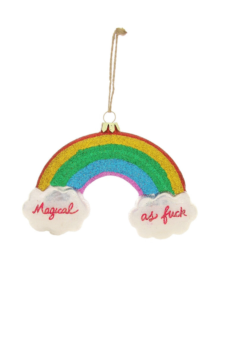 Magical AF Rainbow Ornament