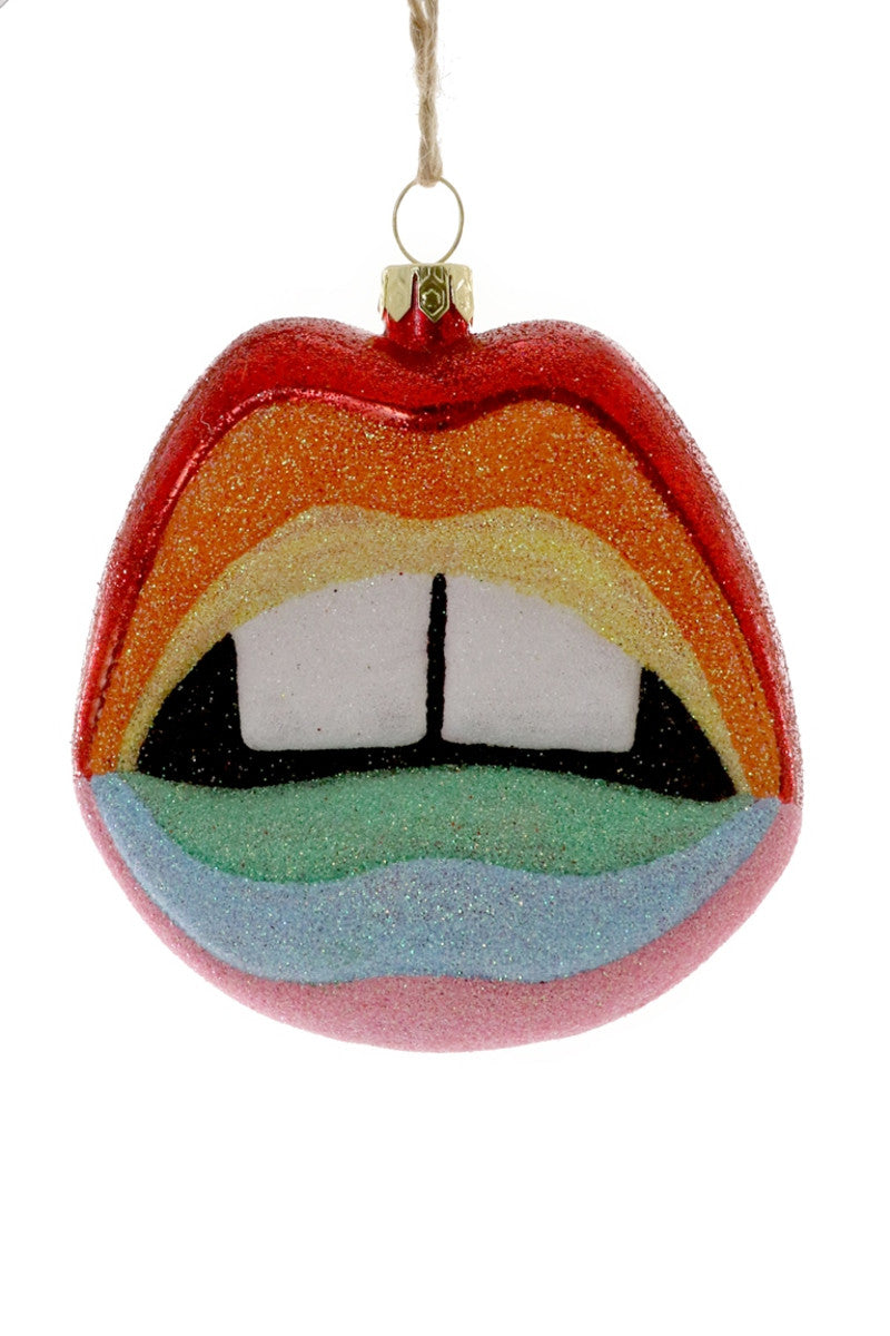 Load image into Gallery viewer, Spectrum Lips Ornament
