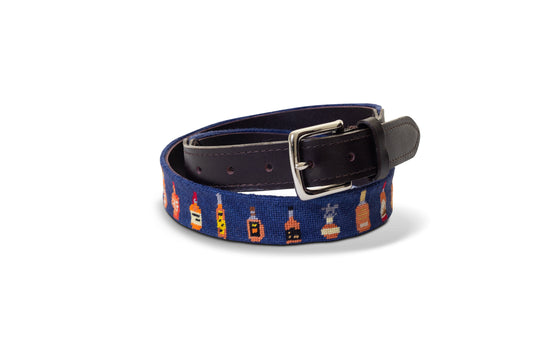 Needlepoint Bourbon Belt