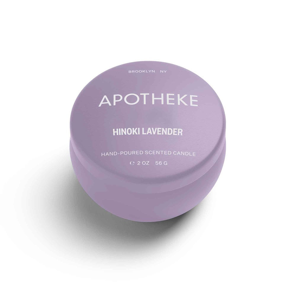 Load image into Gallery viewer, Hinoki Lavender Mini Tin Candle
