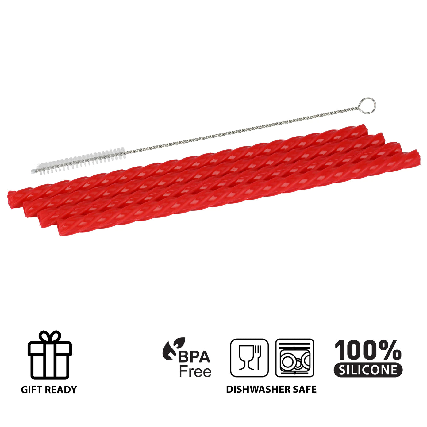 Load image into Gallery viewer, Cherry Red Straws
