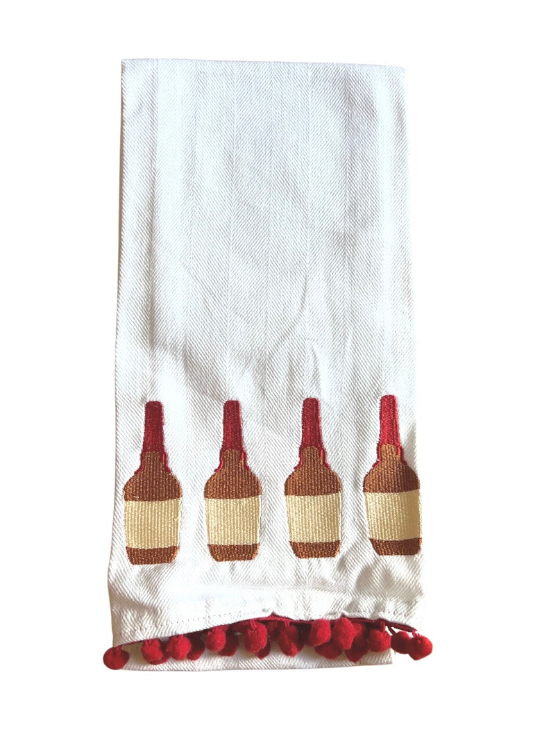 Load image into Gallery viewer, Bourbon Bottle Tea Towel
