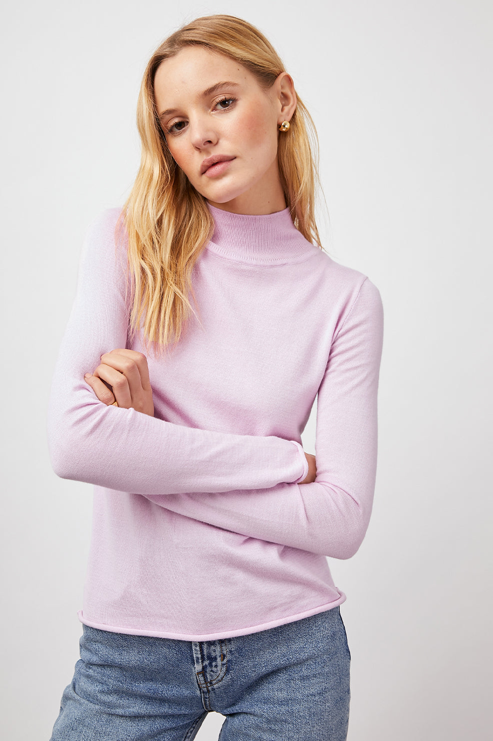 Pink Iris Sweater