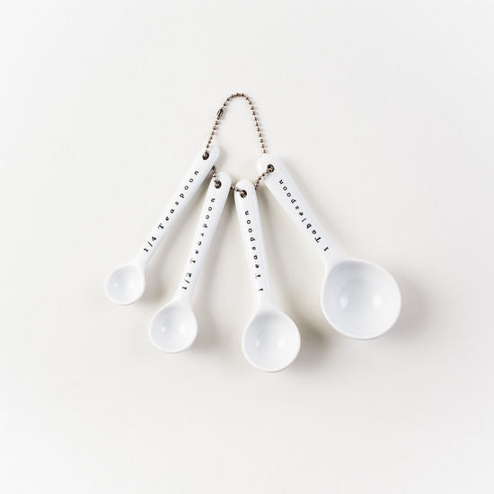 Load image into Gallery viewer, Porcelain Measuring Spoons Set of 4
