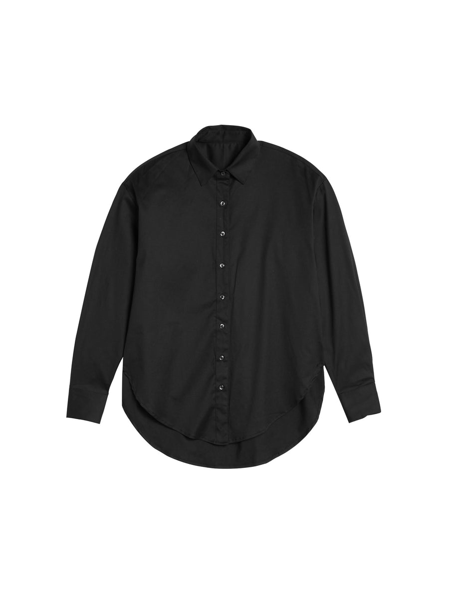 Load image into Gallery viewer, Plain Black Mother Oxford Shirt
