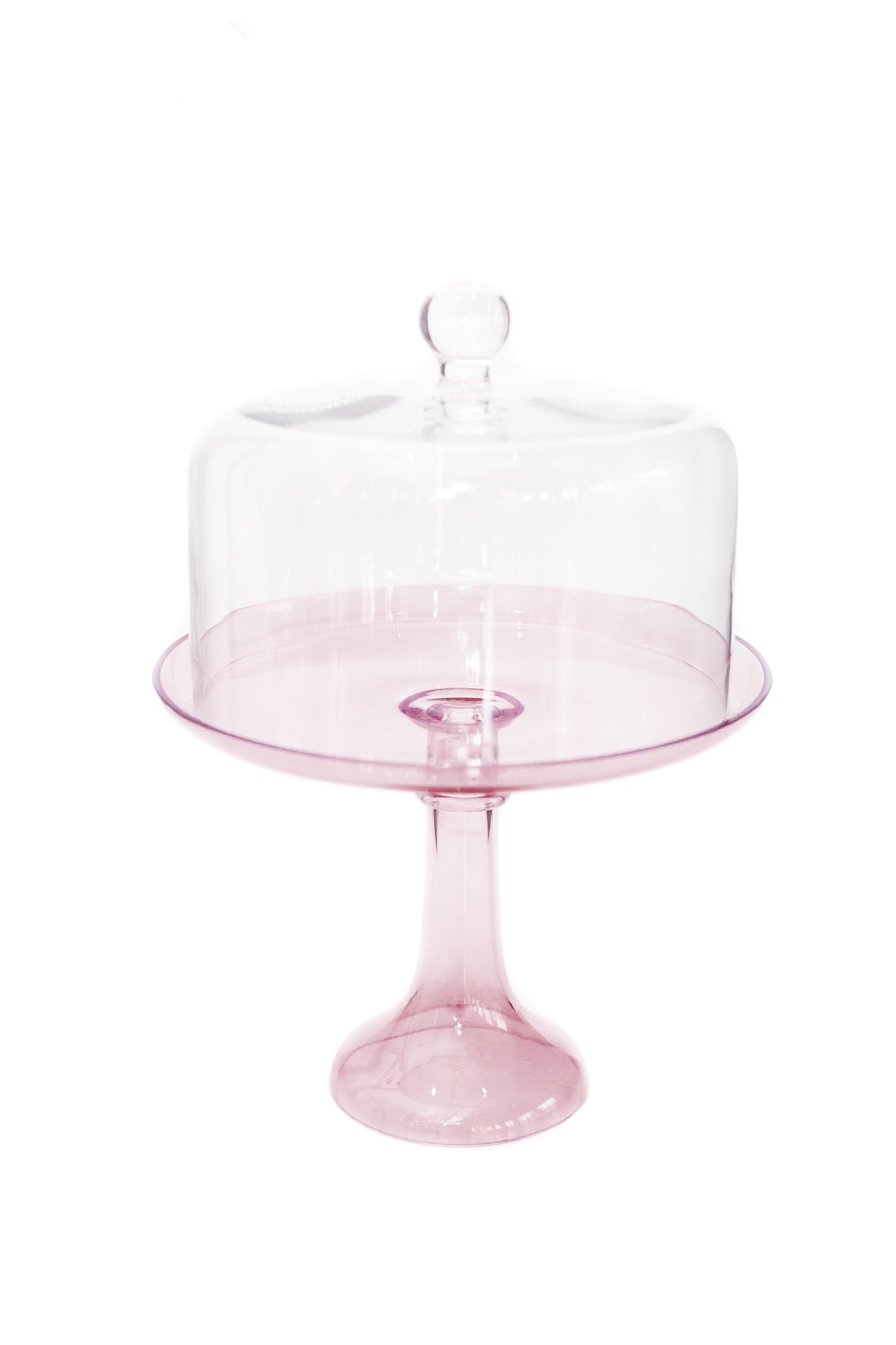 Estelle Cake Stand with Dome - Rose