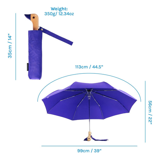 Load image into Gallery viewer, Royal Blue Compact Umbrella
