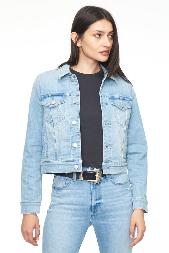 Load image into Gallery viewer, Saba Fitted Denim Jacket for Girl
