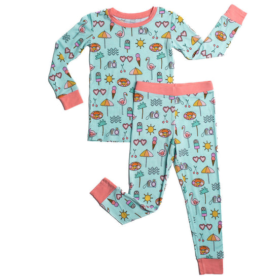 Pool Party Two Piece Bamboo PJ Set